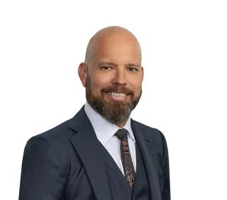 Headshot of ATTORNEY Christopher Borzell, a Bradenton-based personal injury lawyer from Morgan & Morgan