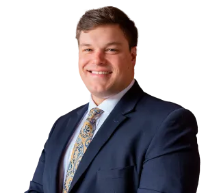 Headshot of ATTORNEY James Burch, an Alpharetta-based personal injury lawyer from Morgan & Morgan