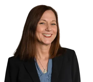 Headshot of ATTORNEY Amy Leceski, an Indianapolis-based personal injury lawyer from Morgan & Morgan
