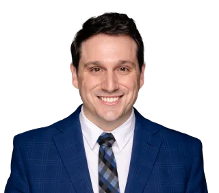 Headshot of ATTORNEY Peter D'Arcangelo, a Jersey City-based personal injury lawyer from Morgan & Morgan