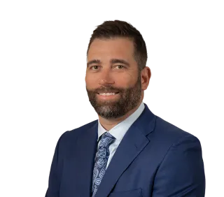 Headshot of ATTORNEY Brent Bigger, a Tampa-based personal injury lawyer from Morgan & Morgan