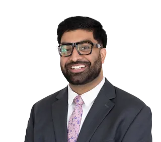 Headshot of ATTORNEY Nihir Nanavaty, a Washington DC-based personal injury lawyer from Morgan & Morgan