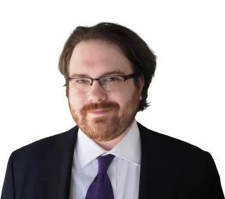 Headshot of ATTORNEY Connor Crum, an Atlanta-based personal injury lawyer from Morgan & Morgan