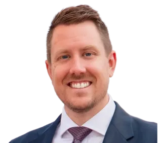  Headshot of Emery Reusch, an St. Louis-based personal injury lawyer from Morgan & Morgan