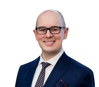 Headshot of H. Luke Mitcheson, a Boston-based car accident and auto injury lawyer at Morgan & Morgan