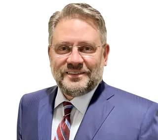 Headshot of Erby J. Fischer, a Birmingham-based car accident and auto injury lawyer at Morgan & Morgan