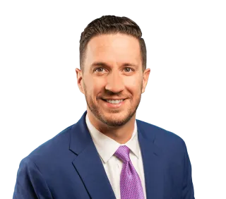 Headshot of J. Matthew French, a St. Louis-based traumatic brain and head injury lawyer at Morgan & Morgan