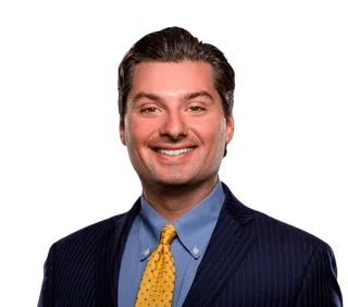 Headshot of Connor J. Gilbert, a Boston-based car accident and auto injury lawyer at Morgan & Morgan