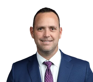 Headshot of James D. Arnold, Jr., a Tampa-based personal injury lawyer from Morgan & Morgan