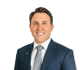 Headshot of Evan Rosenberg, an Atlanta-based car accident and auto injury lawyer at Morgan & Morgan
