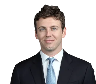 Headshot of Dillon Brozyna, a Tampa-based car accident and auto injury lawyer at Morgan & Morgan