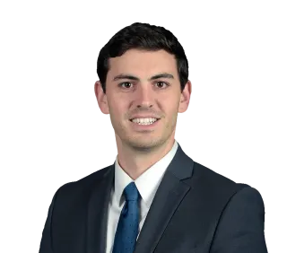 Headshot of Grant Dostie, a Tampa-based car accident and auto injury lawyer at Morgan & Morgan