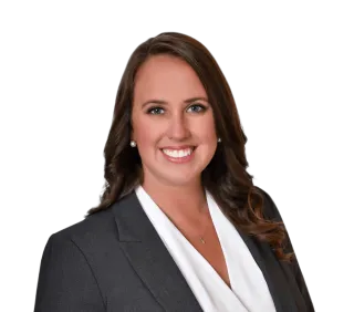 Headshot of Caroline Clay Phillips, a New Albany-based traumatic brain and head injury lawyer at Morgan & Morgan