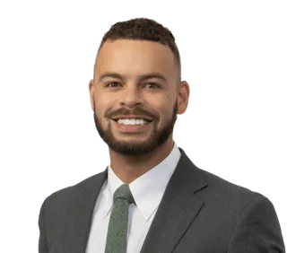 Headshot of Davarian Rousseau, a Jacksonville-based personal injury lawyer from Morgan & Morgan