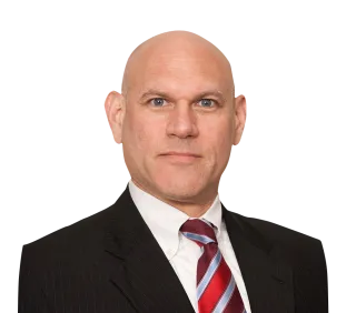 Headshot of David A. Geiger, an Atlanta-based personal injury lawyer at Morgan & Morgan