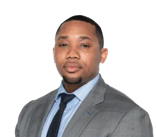Headshot of Edward Hardrick, an Alpharetta-based personal injury lawyer at Morgan & Morgan