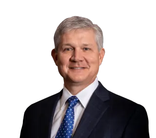 Headshot of John A. Waits, a Jackson-based personal injury lawyer at Morgan & Morgan