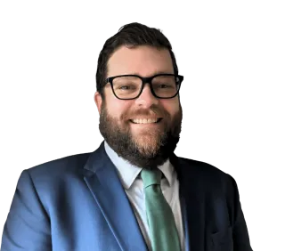 Headshot of Justin Herrmann, a Boston-based car accident and auto injury lawyer at Morgan & Morgan