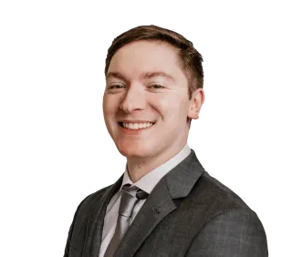 Headshot of Matthew Strong, a Nashville-based personal injury lawyer at Morgan & Morgan