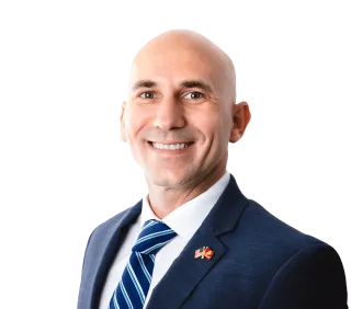 Headshot of Matthew Smith, a Tampa-based personal injury lawyer at Morgan & Morgan