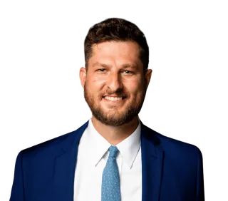 Headshot of Tyler R. Kobylinski, an Orlando-based car accident and auto injury lawyer at Morgan & Morgan