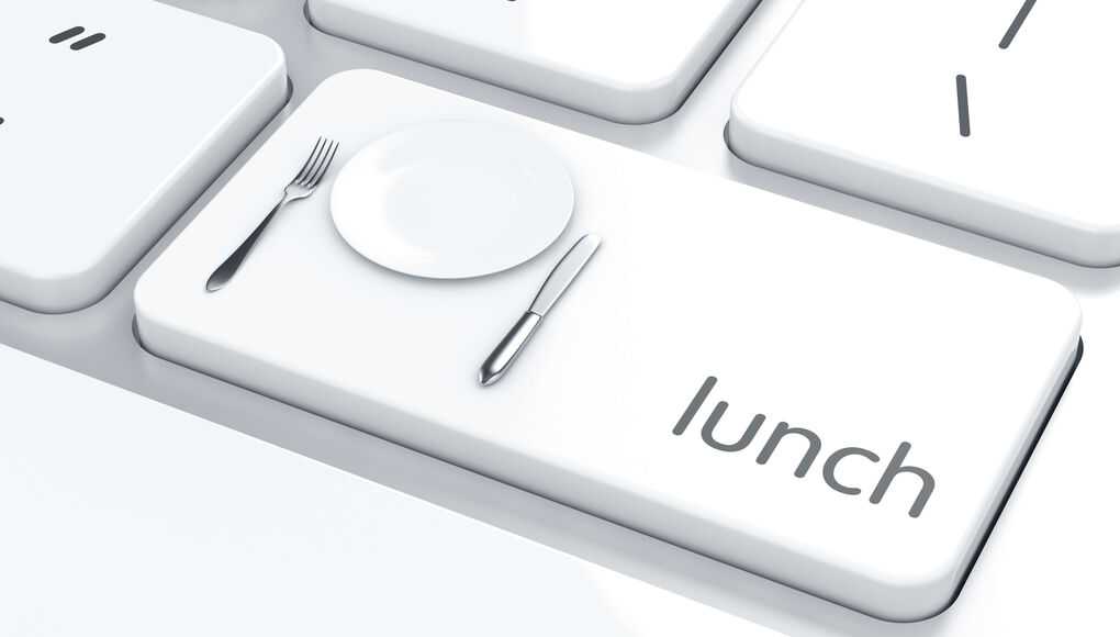 Plate and fork emoji on computer keyboard