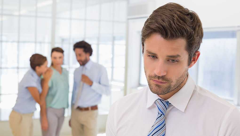 How Bullying Affects Mental Health - A guys being bullied by workmates