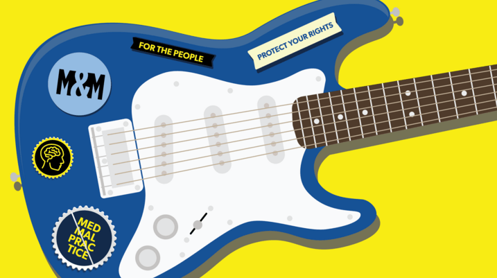 Guitar Image with Logo
