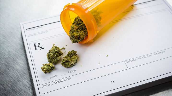 Senate Moves One Step Closer to Medical Marijuana for Veterans - Cannabis placed on a prescription (RX) paper