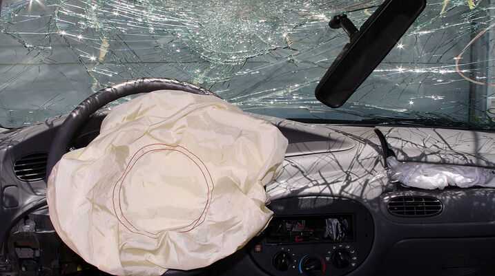 Takata Recall Expands By Another 35 Million Airbags: Here’s What You Should Do Next - An deployed airbag in a vehicle post-collision