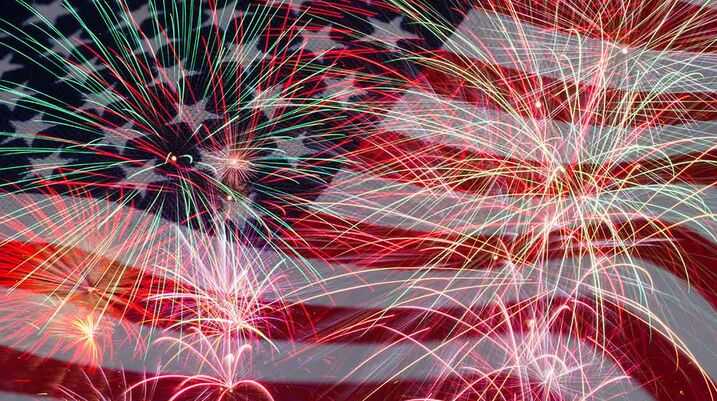 How to Safely Enjoy 4th of July Activities in St. Petersburg - Flag and Fireworks