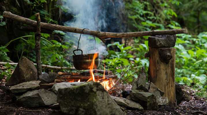 Pensacola Fire Causes Range From the Mundane to the Insane - Preparing a meal in a pot in the middle of forest