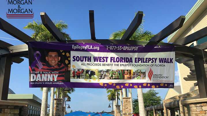 Epilepsy charity awareness walk