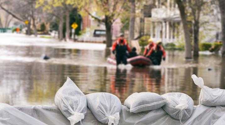 Flooded city