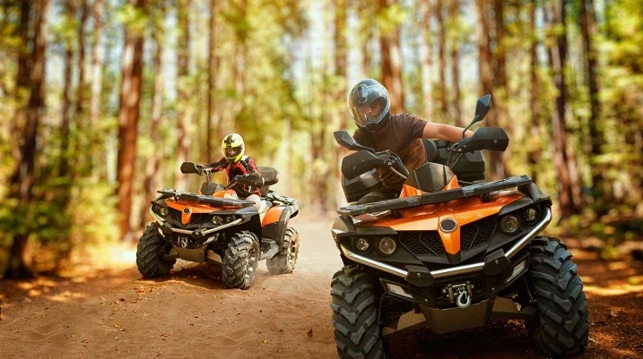 People on ATV's