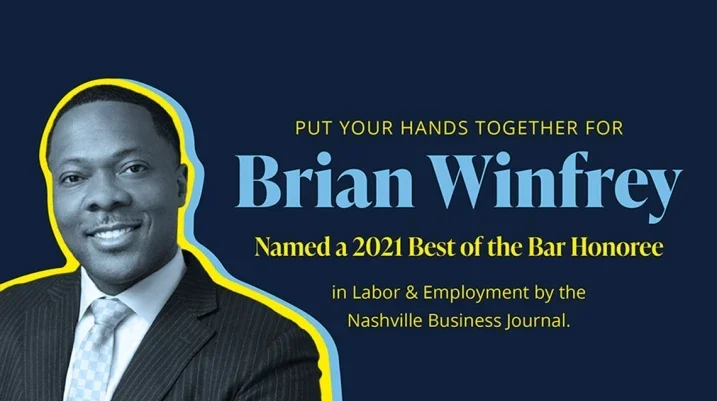 Brian Winfrey Best of The Bar Award