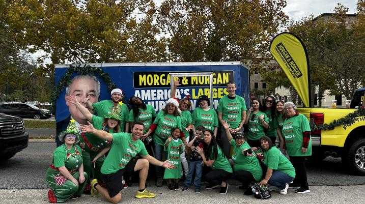 Morgan & Morgan Joins Gainesville Holiday Parade - firm news