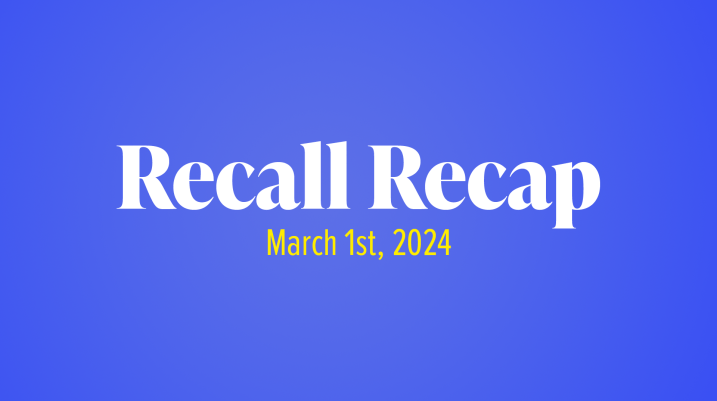 The Week in Recalls Week of February 26, 2024