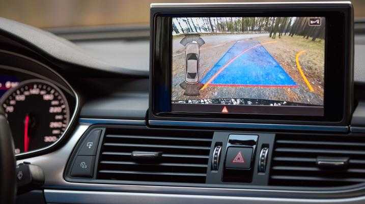 Car dashboard of review camera