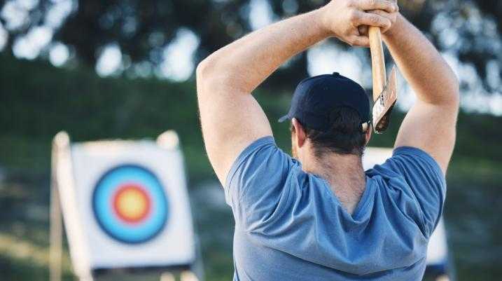Axe throwing