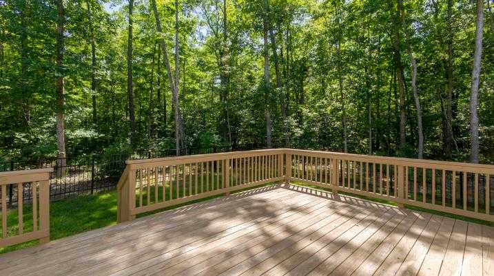 Wood deck