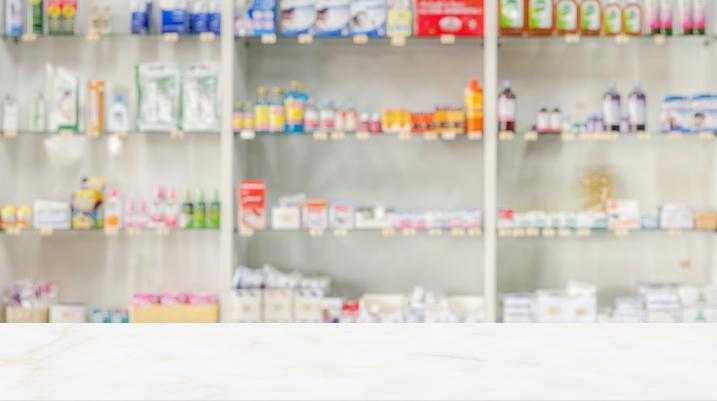 Pharmacy counter