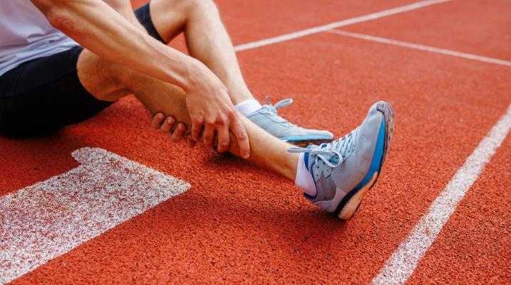 Runner with a Sports Injury