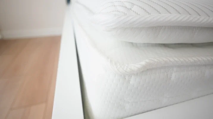 Close up of a mattress