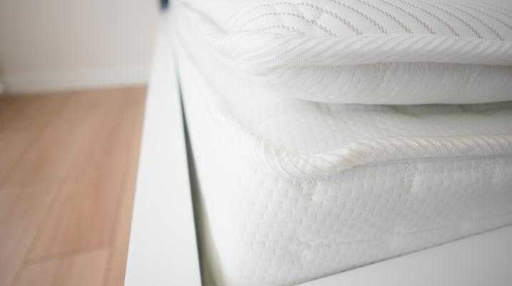 Close up of a mattress