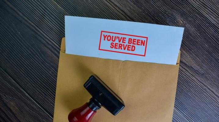 you've been served papers