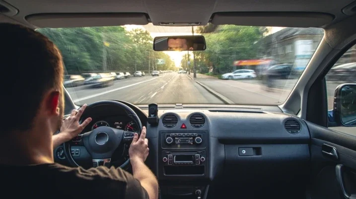 Inside of a car