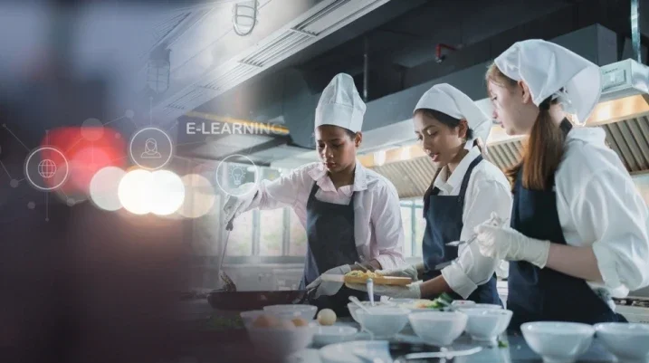 teens in kitchen