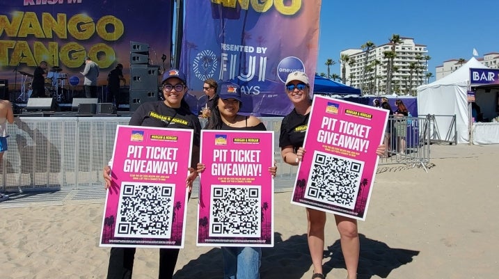 morgan & morgan staff at the wango tango event in huntington beach