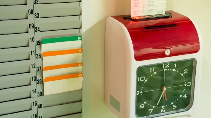 punch cards to get into work